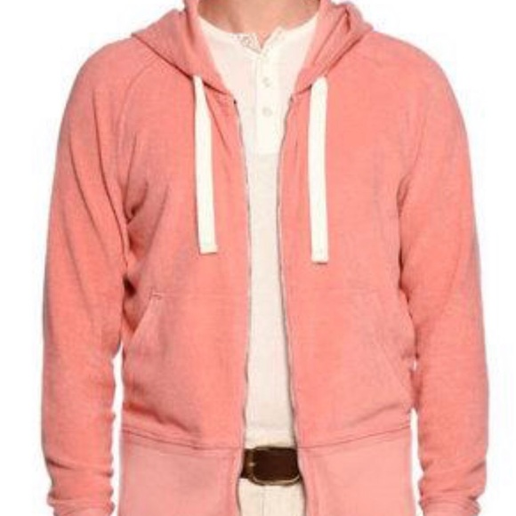 terry cloth zip up hoodie